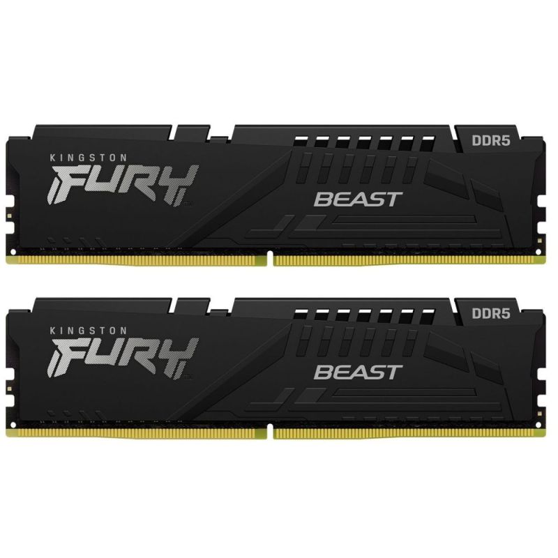 Модуль памяти DDR5 2x32GB/6000 Kingston Fury Beast Black (KF560C36BBEK2-64)