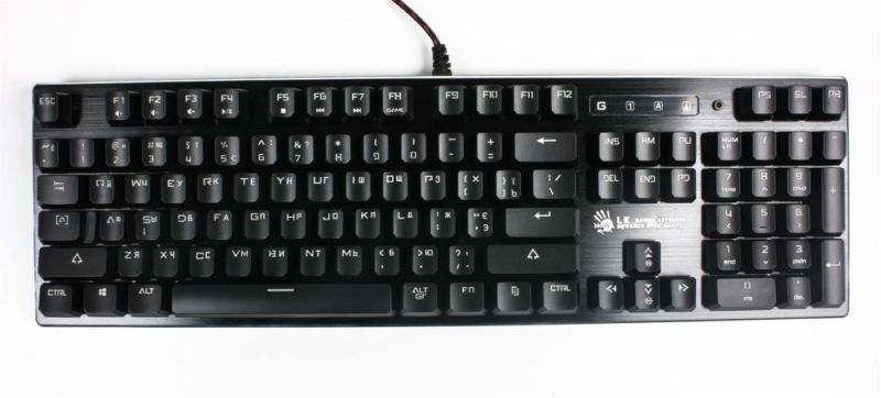 Клавиатура Bloody B820R Red SW Black (B820R Bloody (Black) Red SW)