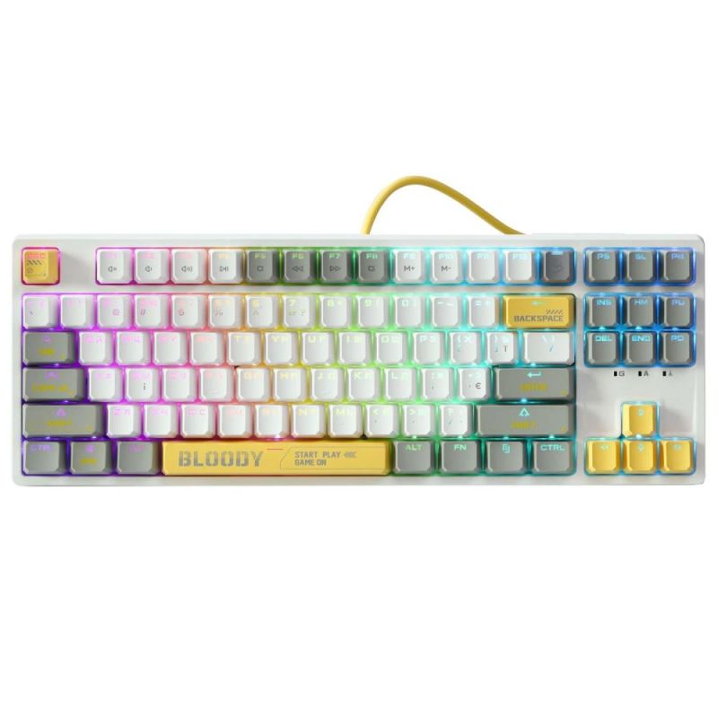 Клавиатура Bloody S87 Energy White (S87 (Energy White))