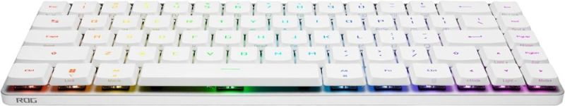 Клавиатура беспроводная Asus ROG Falchion RGB WL BT White (90MP03EC-BKMA10)