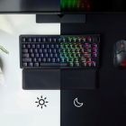 Клавиатура беспроводная HyperX Alloy Rise 75 Red RGB UA Black (91Y91AA)