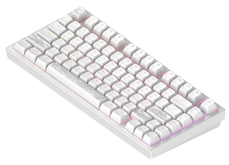 Клавиатура Dark Project ALU81 Terra Nostra White (DPKB_NOSTRA_81_ANSI_WHITE_UA)