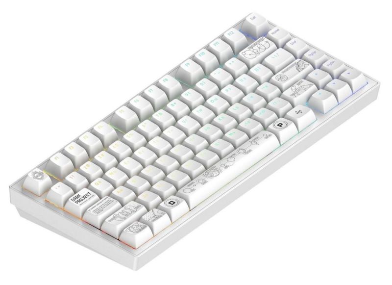 Клавіатура Dark Project ALU81 Terra Nova White (DPKB_NOVA_81_ANSI_WHITE_UA)