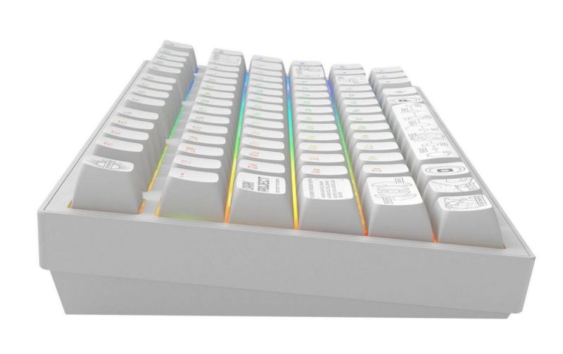 Клавіатура Dark Project ALU81 Terra Nova White (DPKB_NOVA_81_ANSI_WHITE_UA)