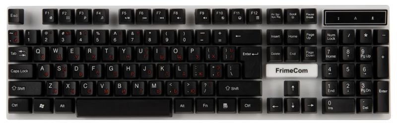 Клавиатура FrimeCom Black (FC-801А-USB)