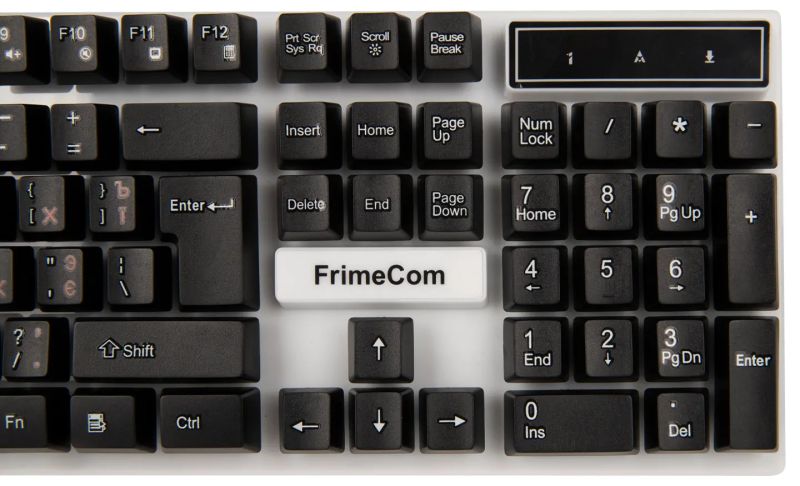 Клавиатура FrimeCom Black (FC-801А-USB)