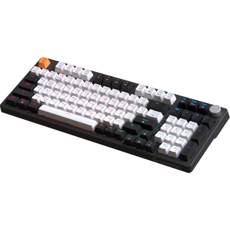 Клавіатура GamePro Red з Hot-Swap RGB Black  (MK170B)