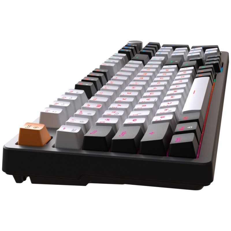 Клавіатура GamePro Red з Hot-Swap RGB Black  (MK170B)