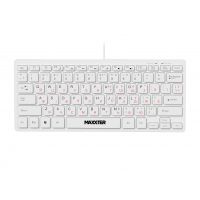 Клавiатура Maxxter White (KBM-C01W-UA)