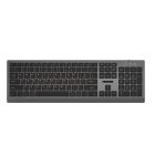 Клавиатура беспроводная Maxxter Gray-Black (KBW-01G-UA)