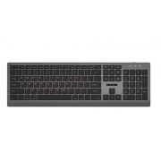 Клавиатура беспроводная Maxxter Gray-Black (KBW-01G-UA)