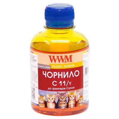 Чернила WWM CANON CL441/511/513/CLI521/426 Yellow (C11/Y)