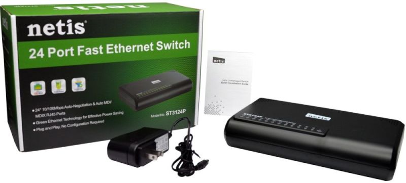 Комутатор Netis (ST3124P)