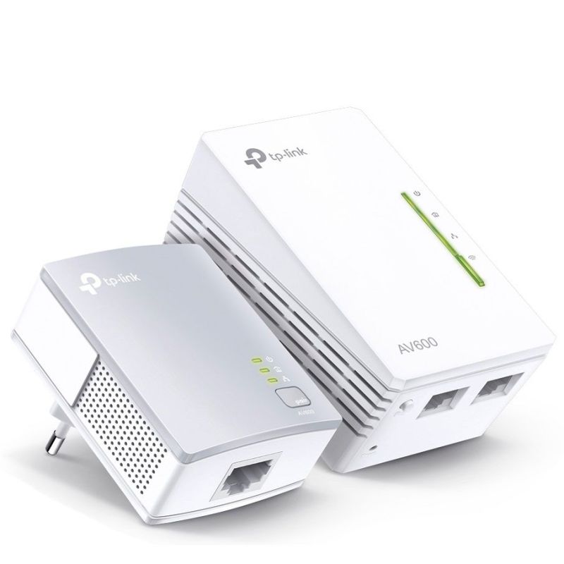 Комплект адаптеров  для создания сети Ethernet на основе электросети  (500Mbps, Wi-Fi) (TL-WPA4220KIT)