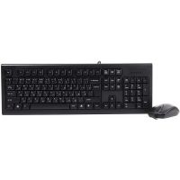 Комплект (клавиатура, мышь) A4Tech (KRS-8520D Black)
