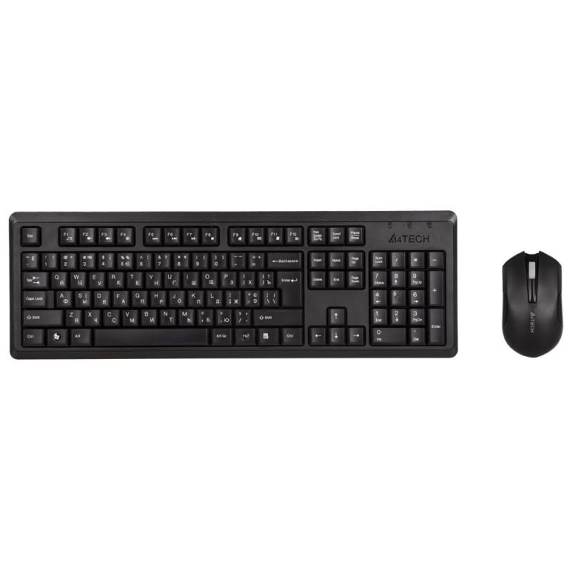 Комплект (клавіатура, миша) бездротовий A4Tech Black (4200N (GR-92+G3-200N))