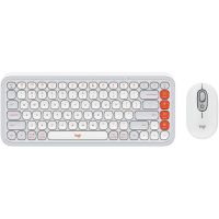 Комплект (клавіатура, миша) бездротовий Logitech Pop Icon Combo Off White (920-013141)