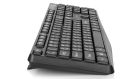Комплект (клавіатура, миша) бездротовий REAL-EL Kit 551W Black (EL123100048)