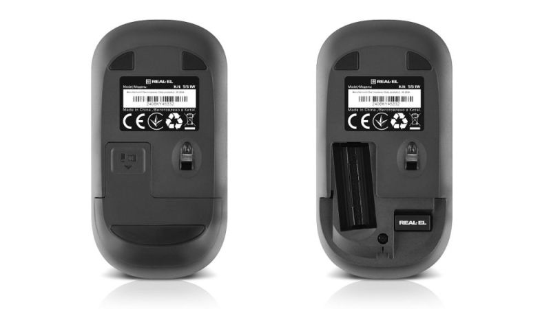 Комплект (клавиатура, мышь) беспроводной REAL-EL Kit 551W Black (EL123100048)