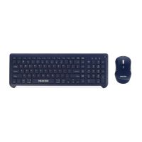 Комплект (клавиатура, мышь) беспроводной Maxxter Dark Blue (KMS-WCM-01BL-UA)