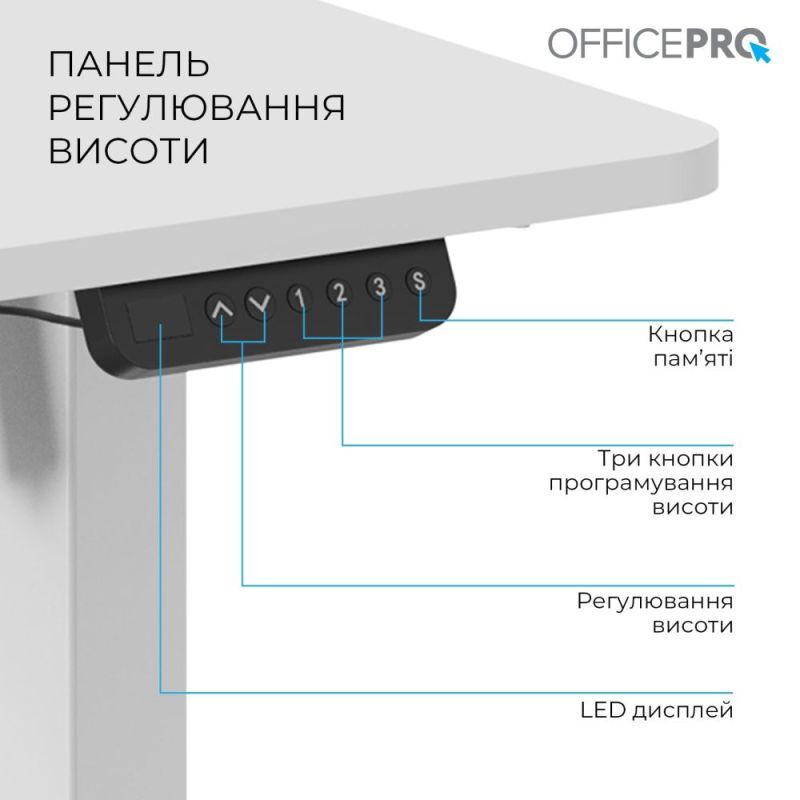 Компьютерный стол OfficePro (ODE1470W)