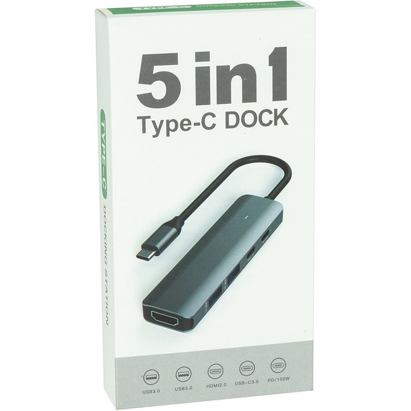 USB-хаб Blueendless USB Type-C 5-в-1 (CA913435)