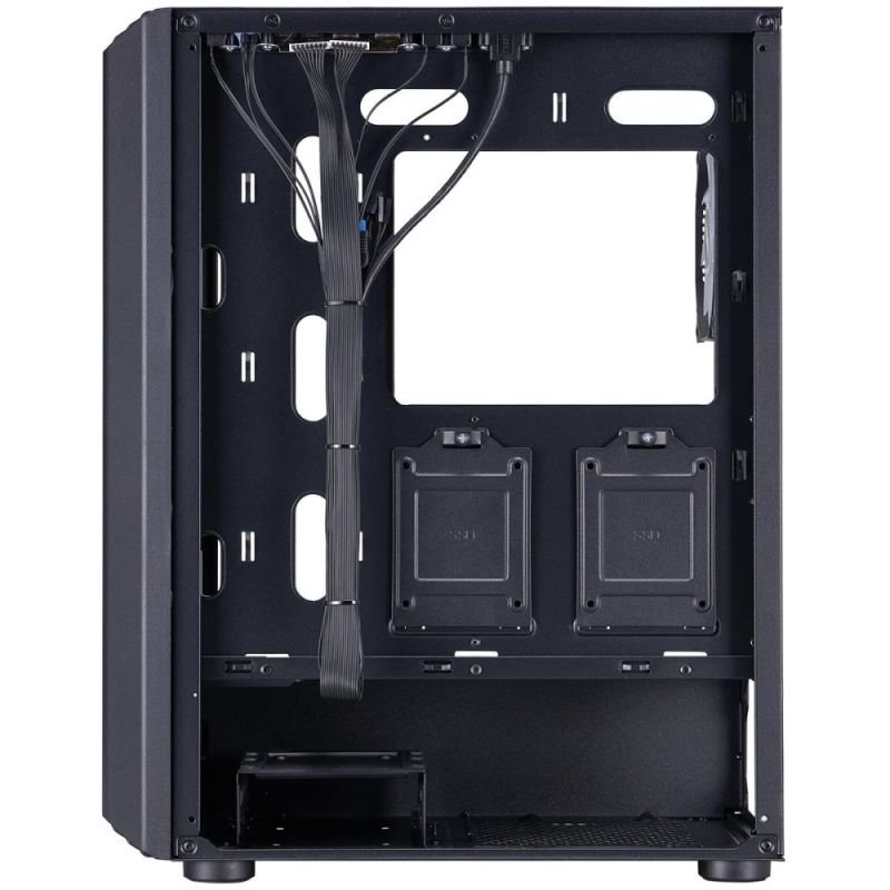 Корпус 1stPlayer Black без БП (H6-BK-4F7)