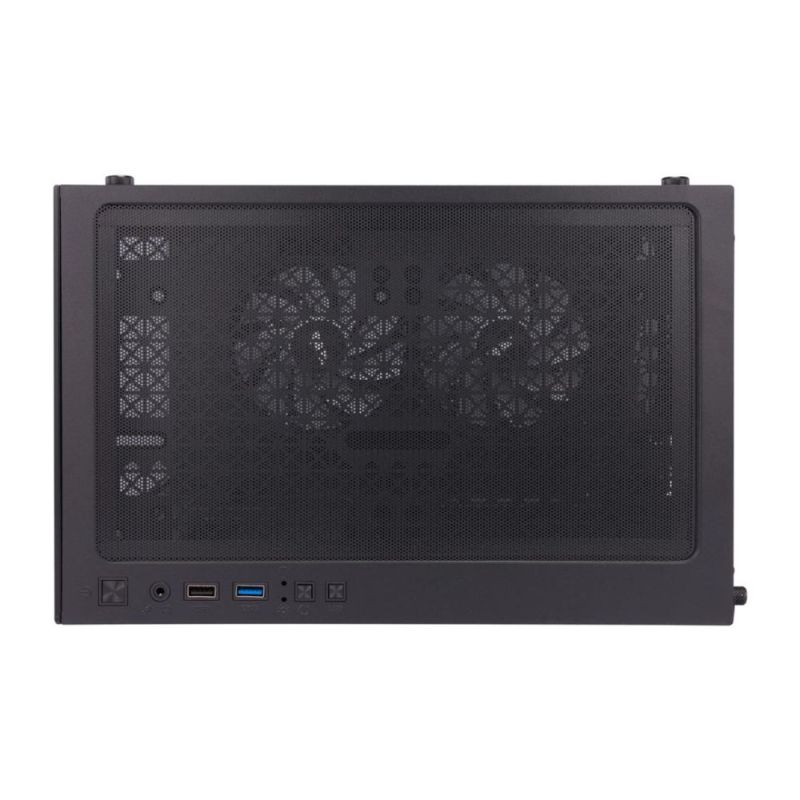 Корпус 1stPlayer Black без БП (Mi2-A-BK-2F7R-1F7)