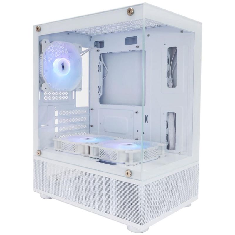 Корпус 1stPlayer White без БП (Mi2-A-WH-2F7R-W-1F7-W)