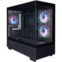 Корпус 1stPlayer Black без БП (Mi5-BK-2FC7R-1FC7)