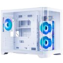 Корпус 1stPlayer White без БП (UV6-WH-2FC7R-W-1FC7-W)