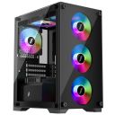Корпус 1stPlayer Black без БЖ (X2-M-BK-4F1)