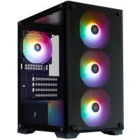 Корпус 1stPlayer Black без БП (X2-M-BK-4F7)