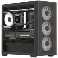 Корпус AeroCool D301A-G-BK-v2 Black без БЖ (ACCS-DS03043.11)