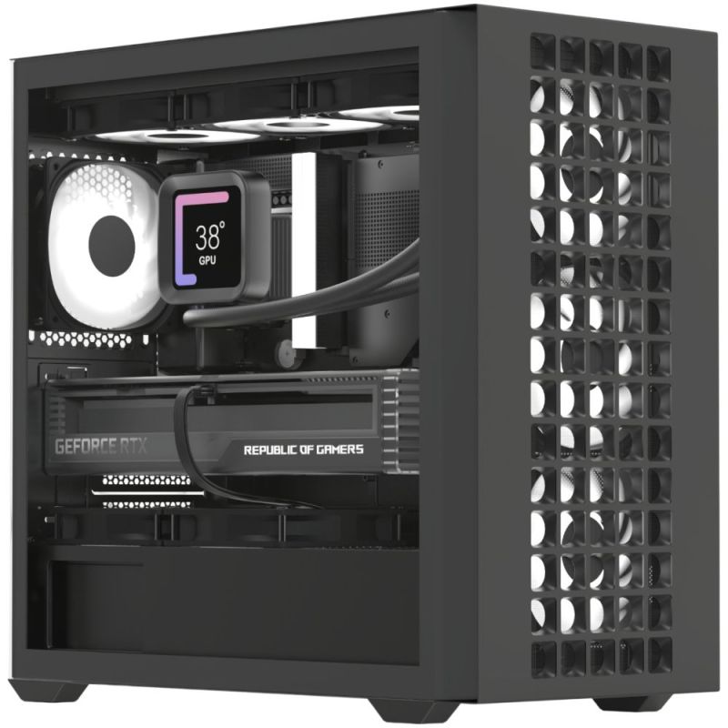 Корпус AeroCool D302A-G-BK-v1 Black без БЖ (ACCS-DS04043.11)