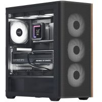 Корпус AeroCool D501A-G-BK-v2 Black без БЖ (ACCM-DS01043.11)