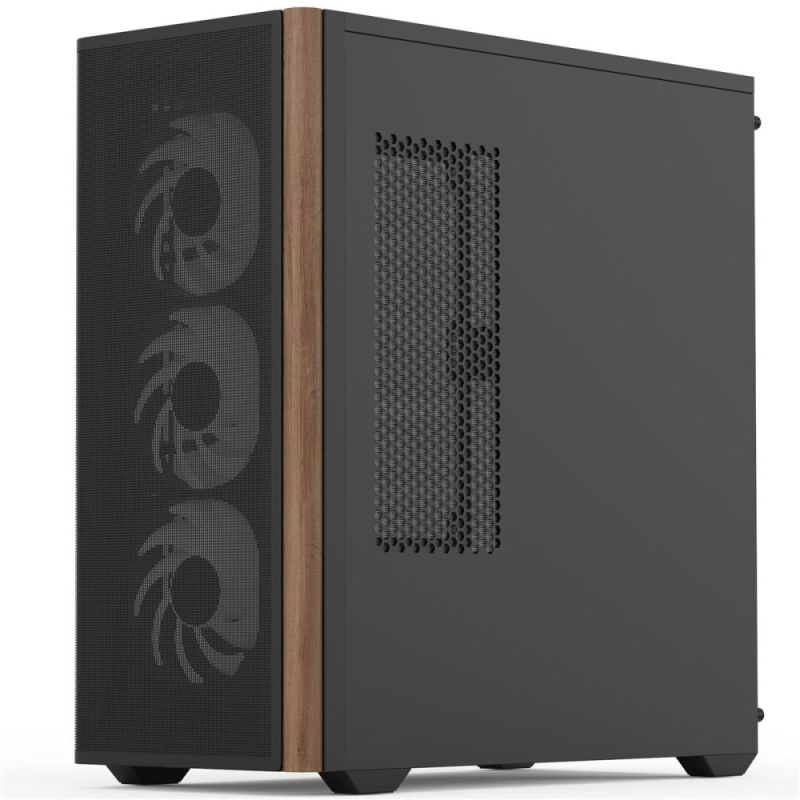 Корпус AeroCool D501A-G-BK-v2 Black без БП (ACCM-DS01043.11)