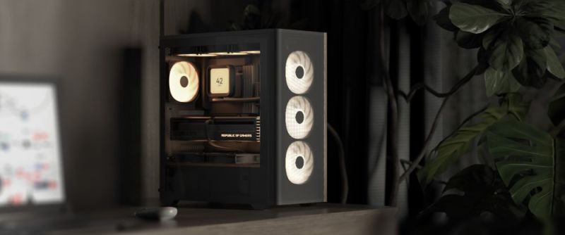 Корпус AeroCool D501A-G-BK-v2 Black без БП (ACCM-DS01043.11)