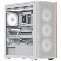 Корпус AeroCool D501A-G-WT-v2 White без БЖ (ACCM-DS01043.21)