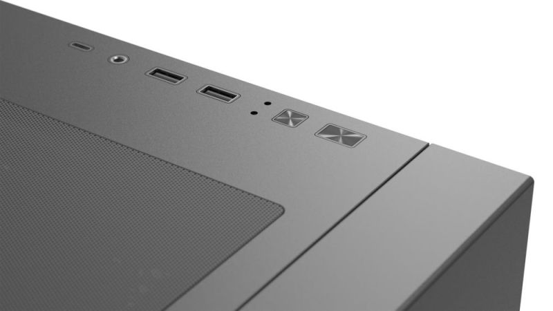 Корпус AeroCool D502A-G-BK-v1 Black без БЖ (ACCM-DS02043.11)