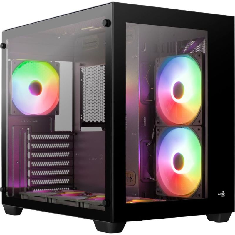 Корпус AeroCool Dryft-G-BK-v2 Black без БП (ACCM-ES01163.11)