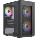 Корпус AeroCool Hexform-G-BK-v2 Black без БП (ACCS-PV38033.11)