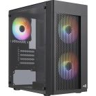 Корпус AeroCool Hexform-G-BK-v2 Black без БП (ACCS-PV38033.11)
