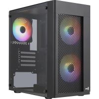 Корпус AeroCool Hexform-G-BK-v2 Black без БЖ (ACCS-PV38033.11)