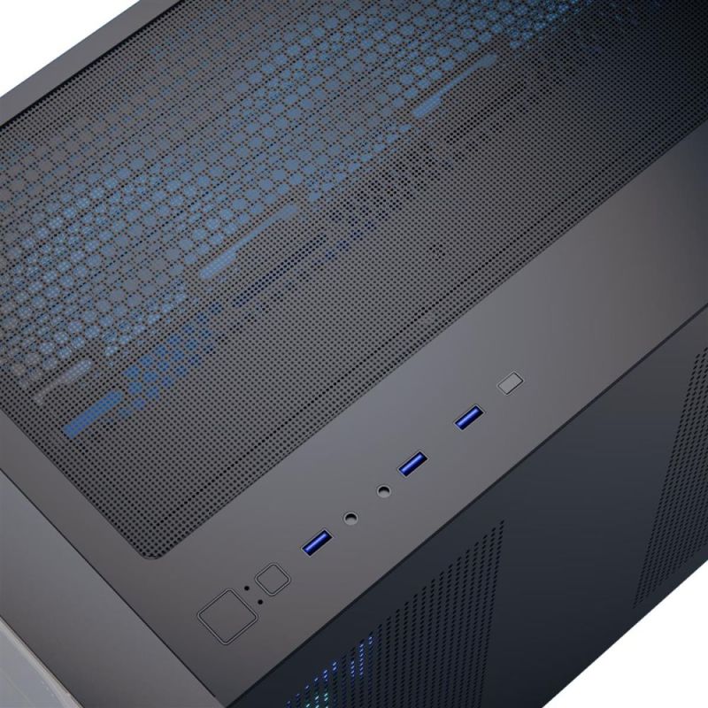 Корпус AeroCool P300C-G-BK-v1 Black без БЖ (ACCS-PN02033.11)