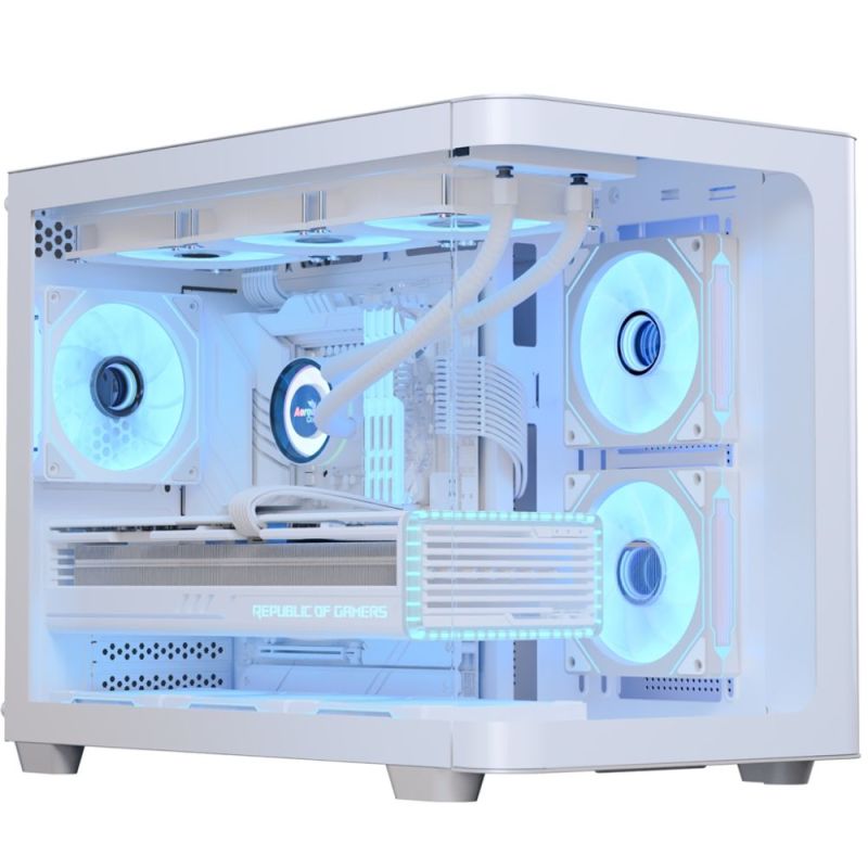 Корпус AeroCool P300C-G-WT-v1 White без БЖ (ACCS-PN02033.21)