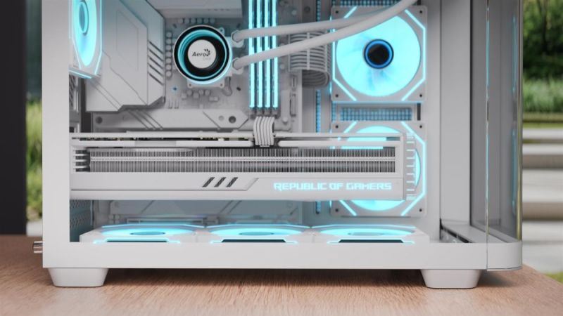 Корпус AeroCool P300C-G-WT-v1 White без БП (ACCS-PN02033.21)