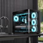Корпус AeroCool P500C-G-BK-v1 Black без БЖ (ACCM-PN01043.11)
