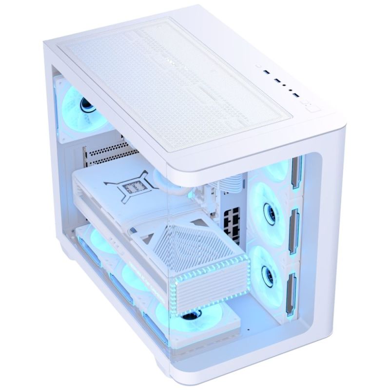 Корпус AeroCool P500C-G-WT-v1 White без БЖ (ACCM-PN01043.21)