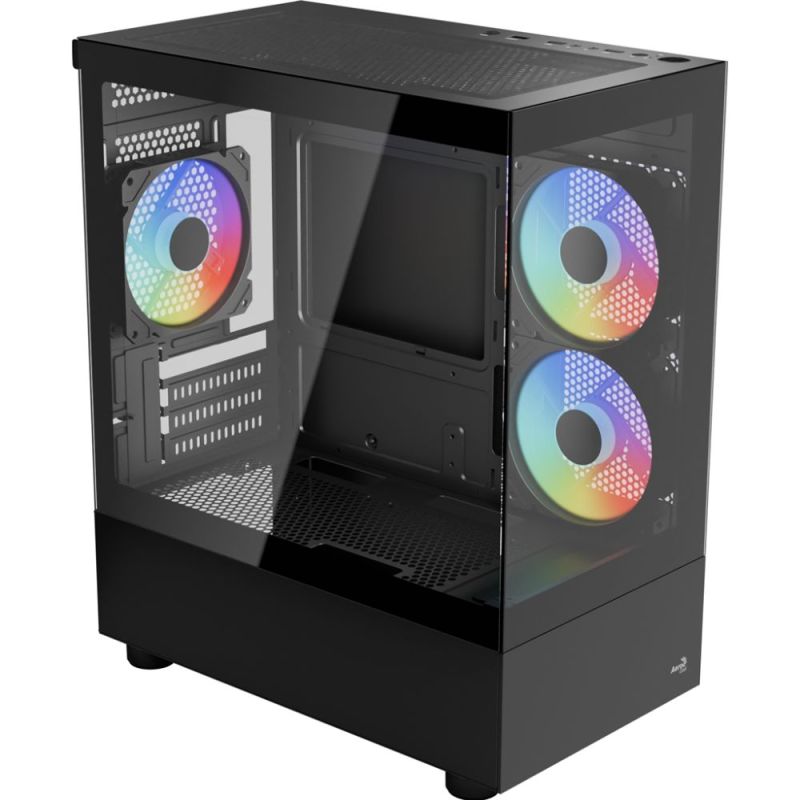 Корпус AeroCool Viewport Mini-G-BK-v2 Black без БЖ (ACCM-ES09133.11)
